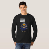 Happy Thanksgiving Wat is er voor diner Turkije da T-shirt (Voorkant volledig)