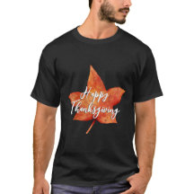 Happy Thanksgiving Waterverf Herfst Maple Leaf
