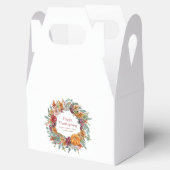 Happy Thanksgiving Waterverf Herfst Pumpkin Wreath Bedankdoosjes (Geopend)