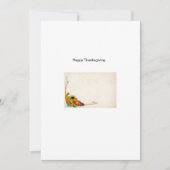 Happy Thanksgiving Wenskaart Bedankkaart (Voorkant)