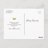 Happy Thanksgiving-wenskaart Briefkaart (Achterkant)