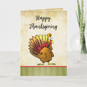 Happy Thanksgiving Wenskaart Feestdagen Kaart