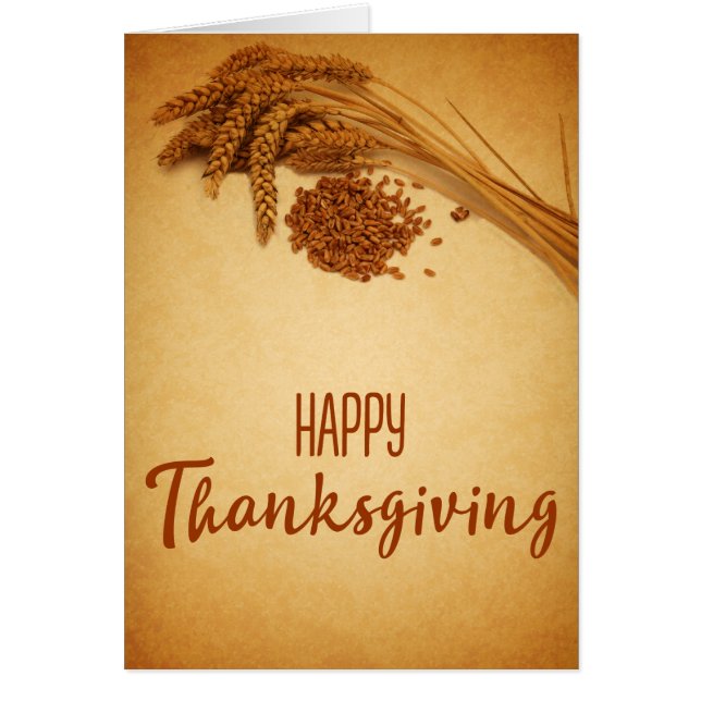  Happy Thanksgiving Wheat Corn (Voorkant)