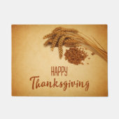  Happy Thanksgiving Wheat Corn Deurmat (Voorkant)