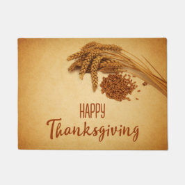  Happy Thanksgiving Wheat Corn Deurmat