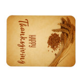  Happy Thanksgiving Wheat Corn Magneet (Horizontaal)