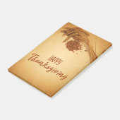  Happy Thanksgiving Wheat Corn Post-it® Notes (Schuin)