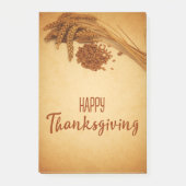  Happy Thanksgiving Wheat Corn Post-it® Notes (Voorkant)