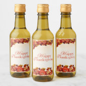 Happy Thanksgiving Wijn Etiket (Flessen)