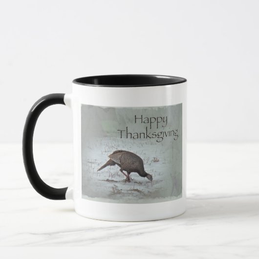 Happy Thanksgiving Wild Turkije Mok (Links)