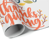 Happy Thanksgiving Wrapping Paper Cadeaupapier (Rol Hoek)