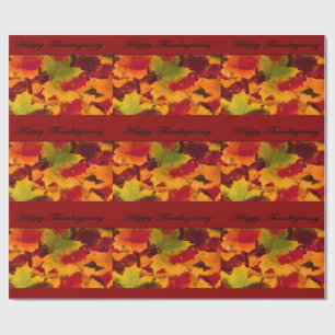 Happy Thanksgiving Wrapping Paper Cadeaupapier