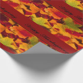Happy Thanksgiving Wrapping Paper Cadeaupapier (Hoek)