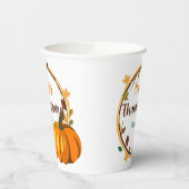 Happy Thanksgiving Wreated Paper cup Papieren Bekers (Links)