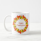 Happy Thanksgiving Wreath Koffiemok (Links)