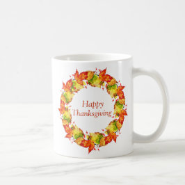 Happy Thanksgiving Wreath Koffiemok