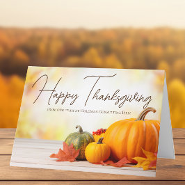 Happy Thanksgiving  zakelijke marketing Feestdagen Kaart