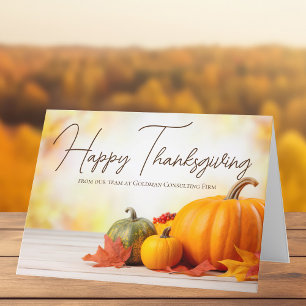 Happy Thanksgiving  zakelijke marketing Feestdagen Kaart