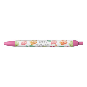 Happy Thanksgiving Zwarte Inkt Pen