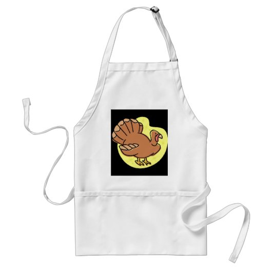 HAPPY THANKSGIVON - APRON STANDAARD SCHORT (Voorkant)