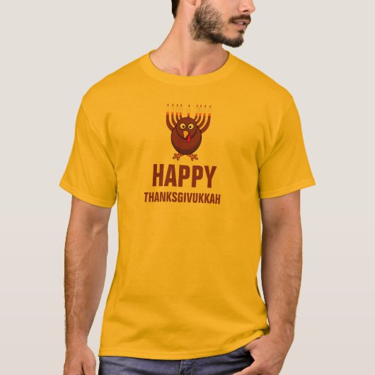 Happy Thanksgivukkah 2013 T-shirt (Voorkant)