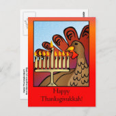 Happy Thanksgivukkah Briefkaart (Voorkant / Achterkant)