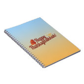 Happy Thanksgivukkah Menorah/Leaf Notitieboek (Rechterzijde)