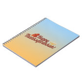 Happy Thanksgivukkah Menorah/Leaf Notitieboek (Linkerzijde)