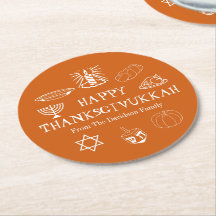 Happy Thanksgivukkah oranje Thanksgiving Hanukkah