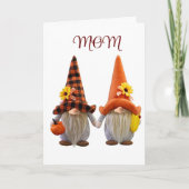 *HAPPY THANKSGVING* *MOM* Vakantiekaart Feestdagen Kaart (Voorkant)