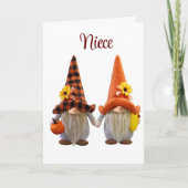 *HAPPY THANKSGVING* *NIECE* Vakantiekaart Feestdagen Kaart (Voorkant)