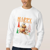 Happy Thanksmas Funny Design - Turkije Dag Humor Trui (Voorkant)
