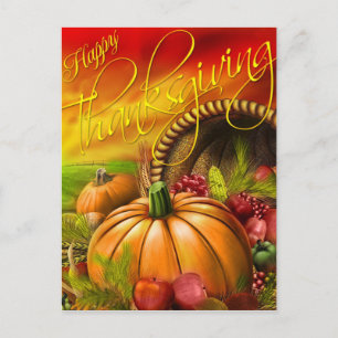 Happy Thanskgiving Briefkaart
