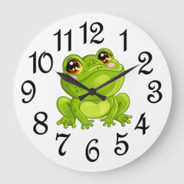 Happy the Frog Acrylic Wall Clock Grote Klok