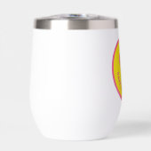Happy Thermal Wine Tumbler (Voorkant)