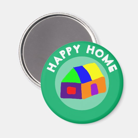 HAPPY THME MAGNEET (Voorkant / Achterkant)