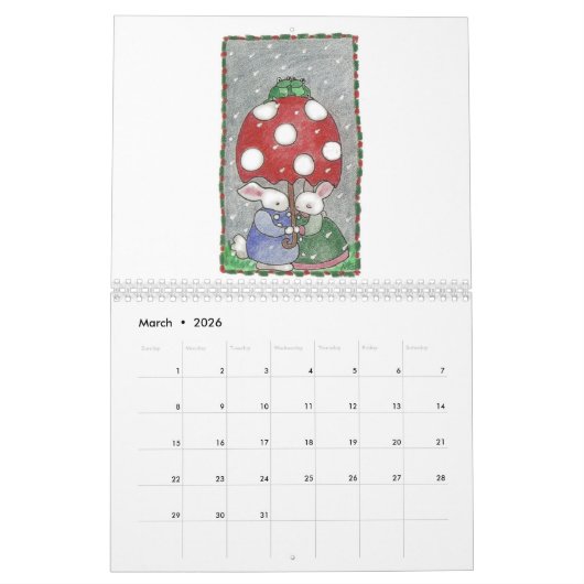 Happy Thoughts 2026 Kalender (Mar 2026)