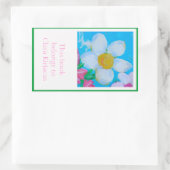 Happy Thoughts-boekenplaat Rechthoekige Sticker (Tas)