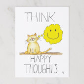 HAPPY THOUGHTS briefkaart van Nicole Janes