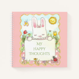 Happy Thoughts Bunny Spiral Notitieboek