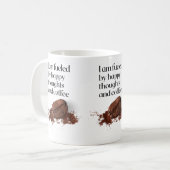 Happy Thoughts Coffee Bean Quote  Koffiemok (Voorkant links)