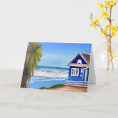 Happy Thoughts op jouw manier sturen Kaart (Gele Bloem)