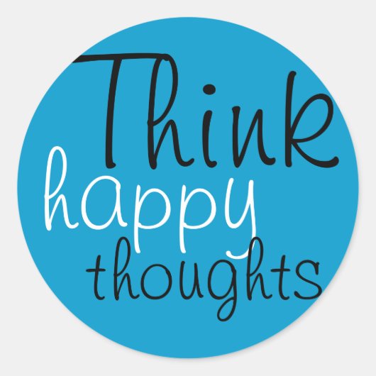 Happy Thoughts Stickers (Voorkant)