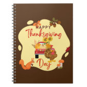 Happy Thx Giving, grappige Thanksgiving Notitieboek (Voorkant)