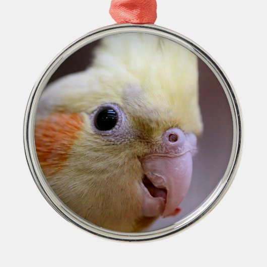 Happy tiel metalen ornament (Voorkant)