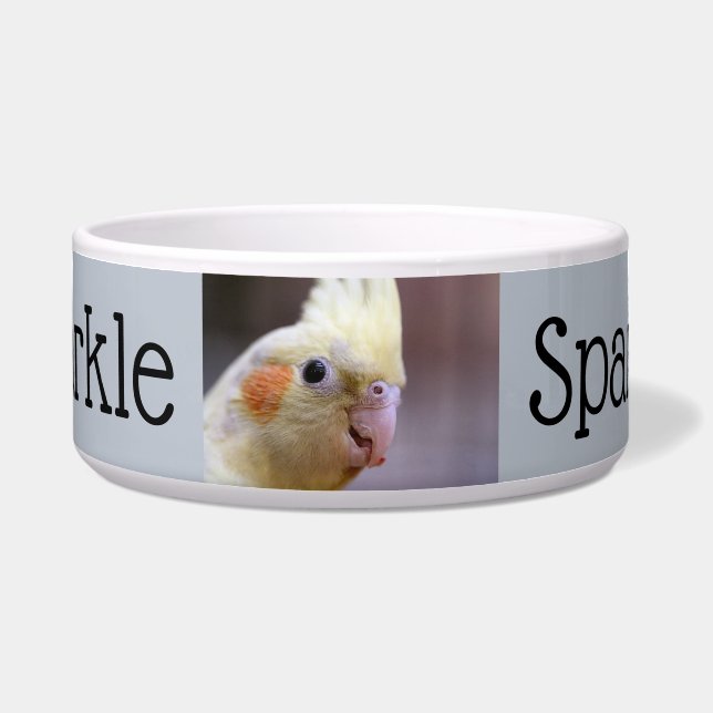 Happy tiel voerbakje (Voorkant)