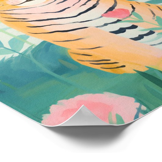 Happy Tiger Poster (Hoek)