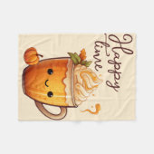 Happy Time Fleece Deken (Voorkant (Horizontaal))