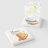 Happy Time Stenen Onderzetter (Zijkant)