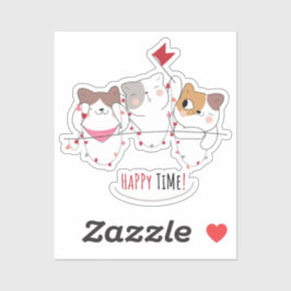 Happy Time Sticker